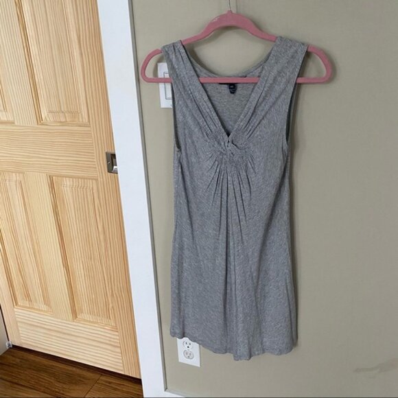 French Connection Twist Front Grey Tank Dress XS - Picture 9 of 14
